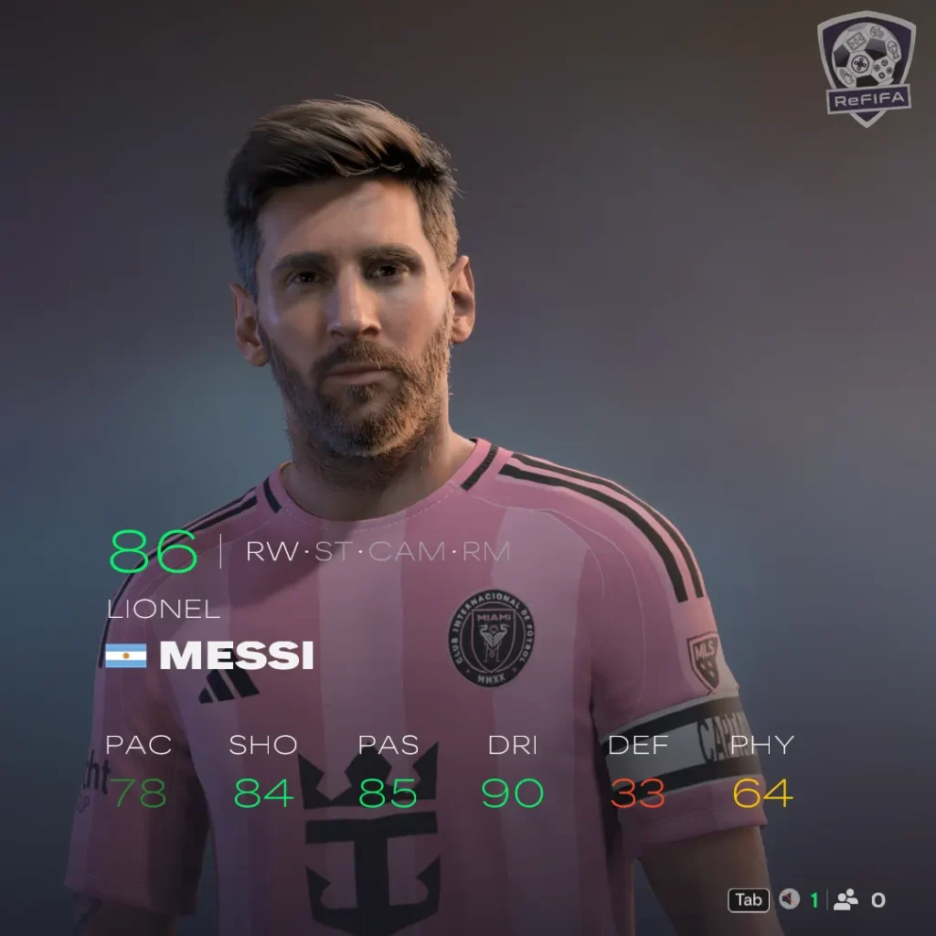 EA FC 26 Lionel Messi Rating