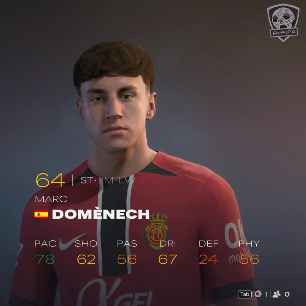 EA FC 26 Marc Domènech Rating