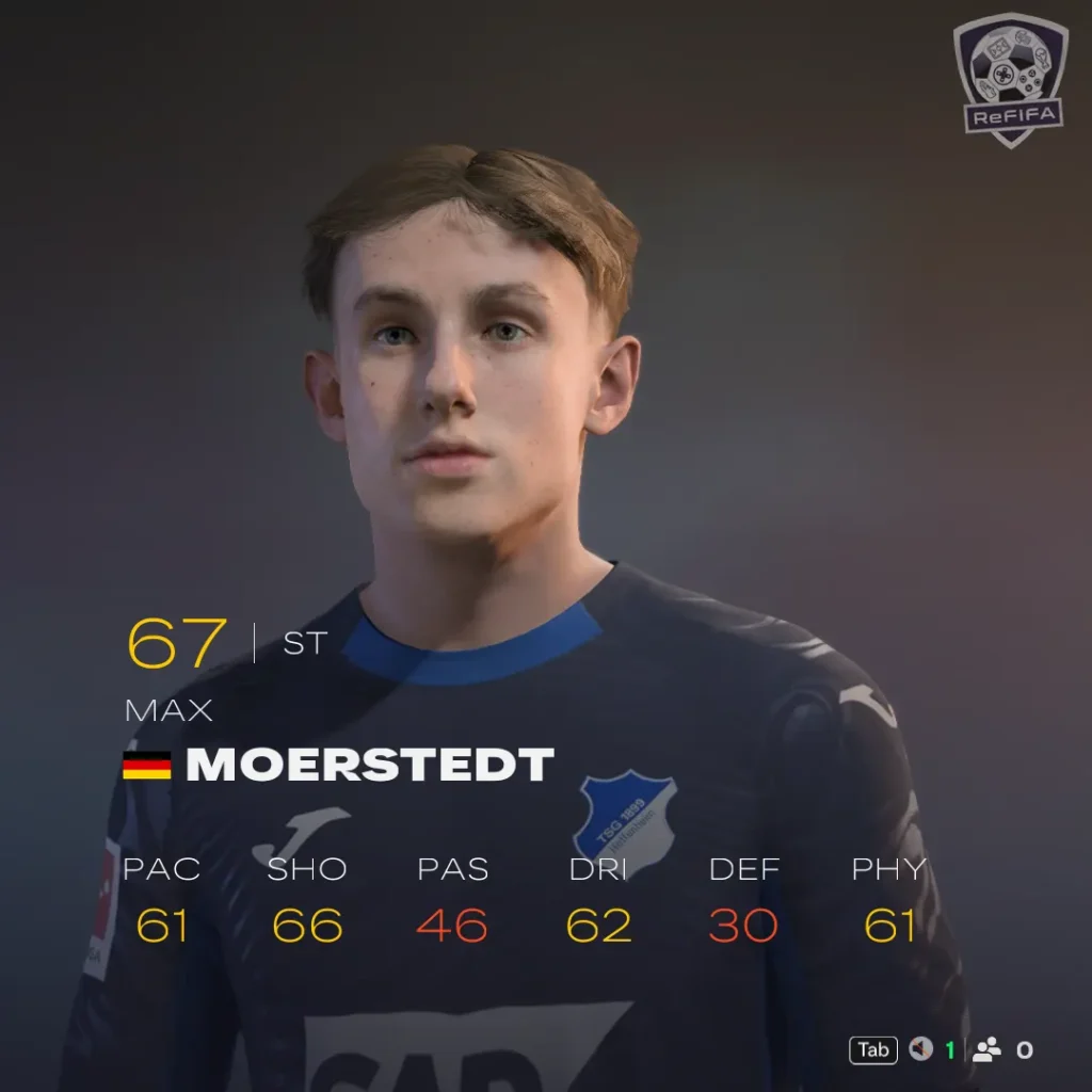 EA FC 26 Max Moerstedt Rating