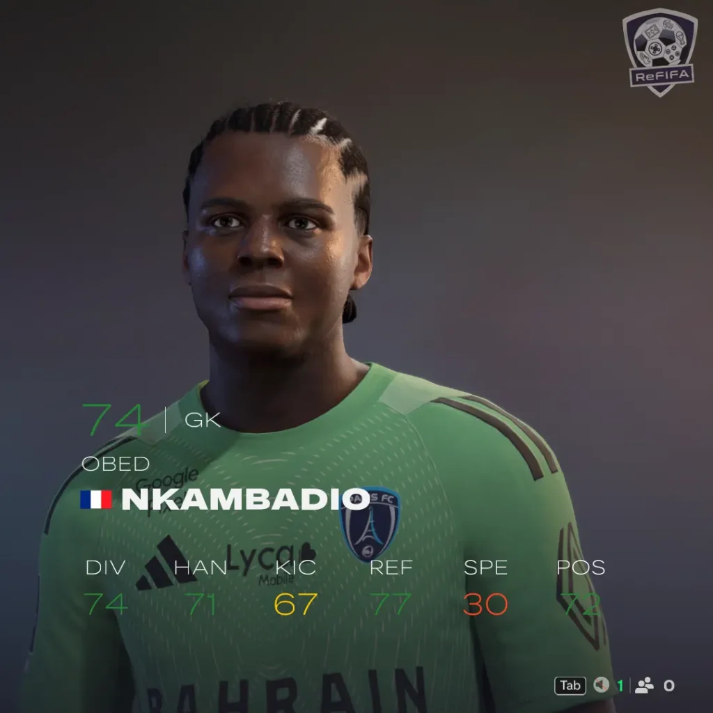 EA FC 26 Obed Nkambadio Rating