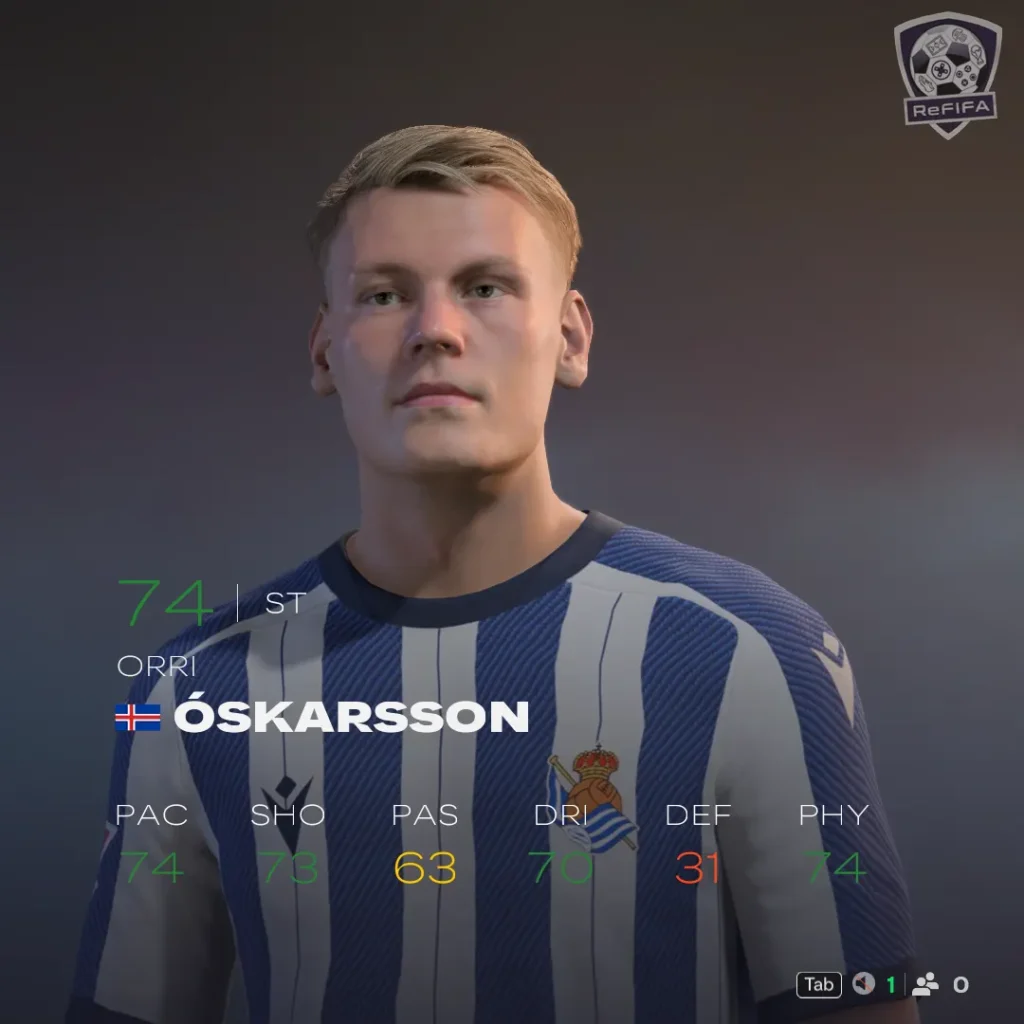 EA FC 26 Orri Óskarsson Rating