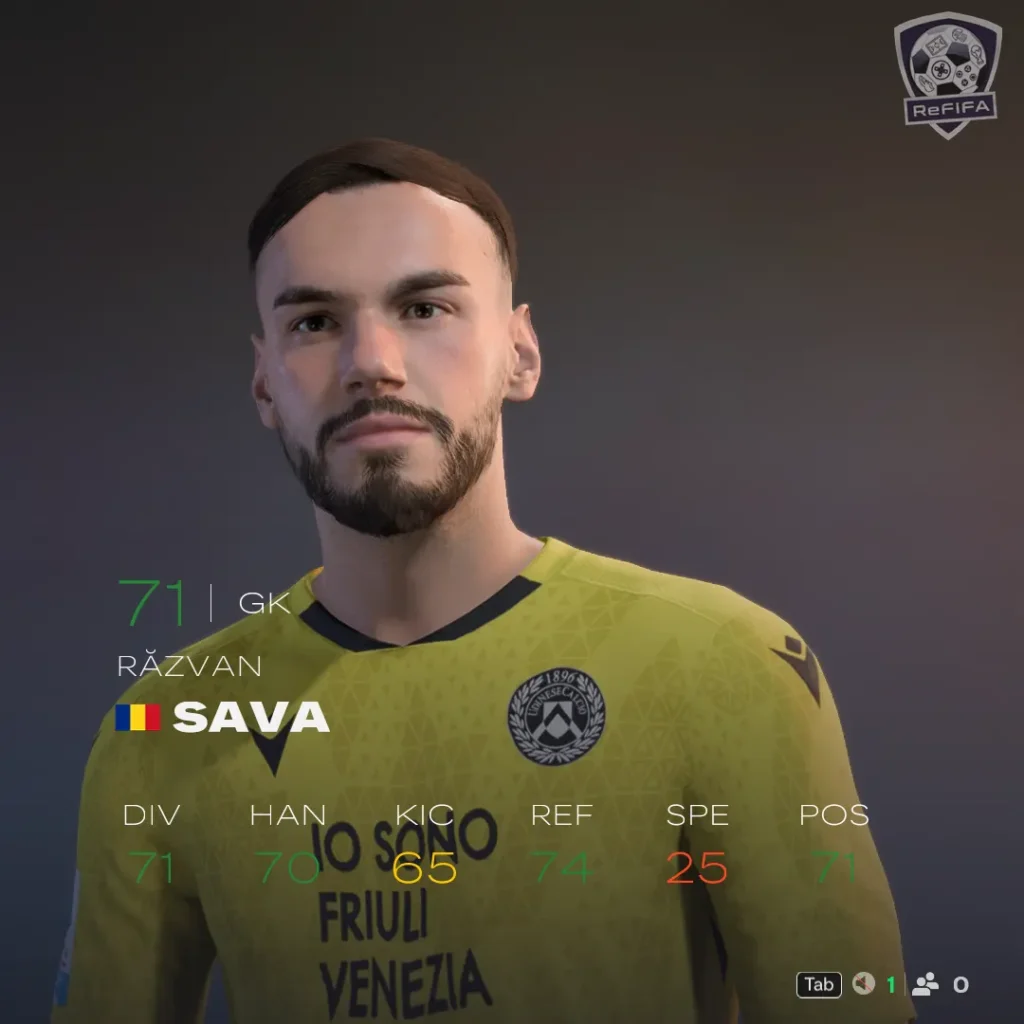 EA FC 26 Răzvan Sava Rating
