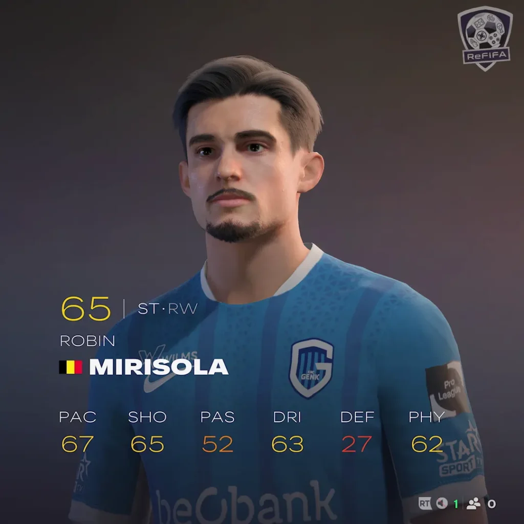 EA FC 26 Robin Mirisola Rating