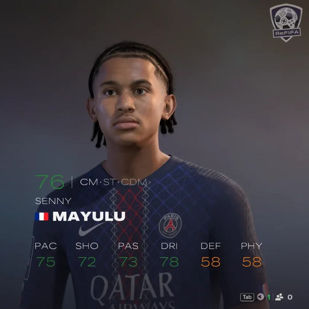 EA FC 26 Senny Mayulu Rating