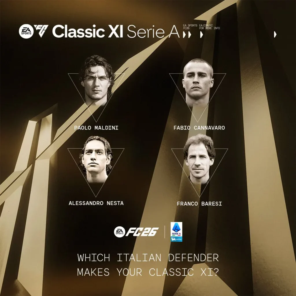 EA FC 26 Serie A Classic XI
