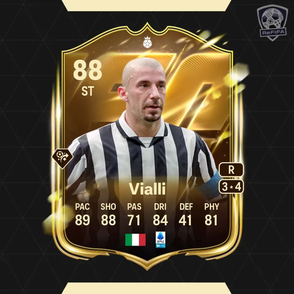 EA FC 26 Classic XI Heroes Gianluca Vialli Card