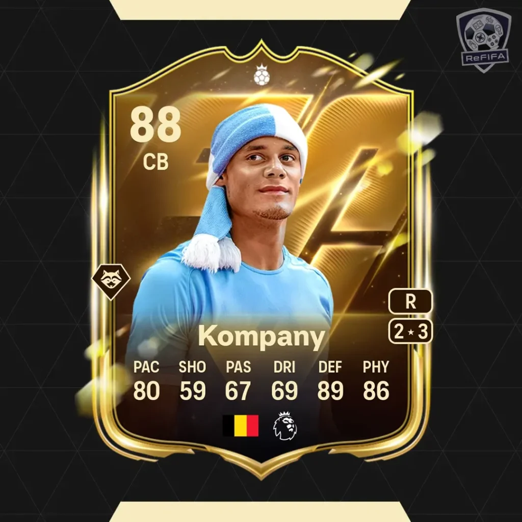 EA FC 26 Classic XI Heroes Vincent Kompany Card