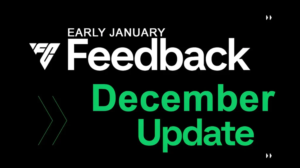 EA FC 26 December Feedback Update in early January