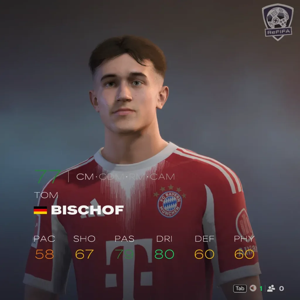 EA FC 26 Tom Bischof Rating