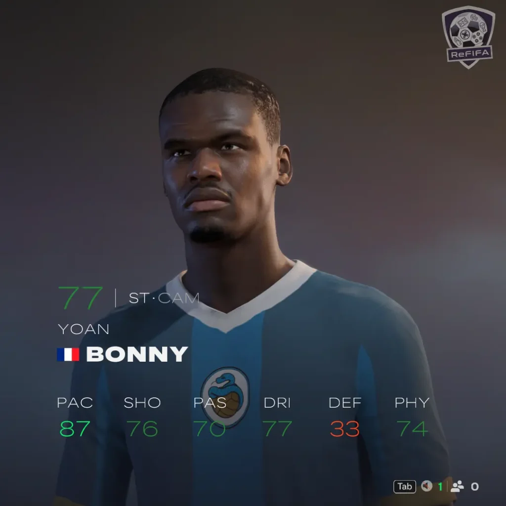 EA FC 26 Yoan Bonny Rating