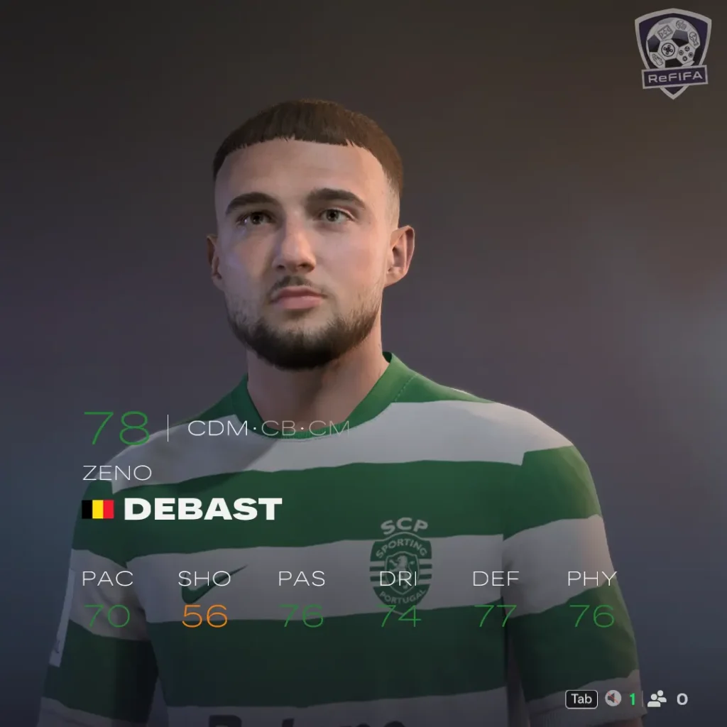 EA FC 26 Zeno Debast Rating