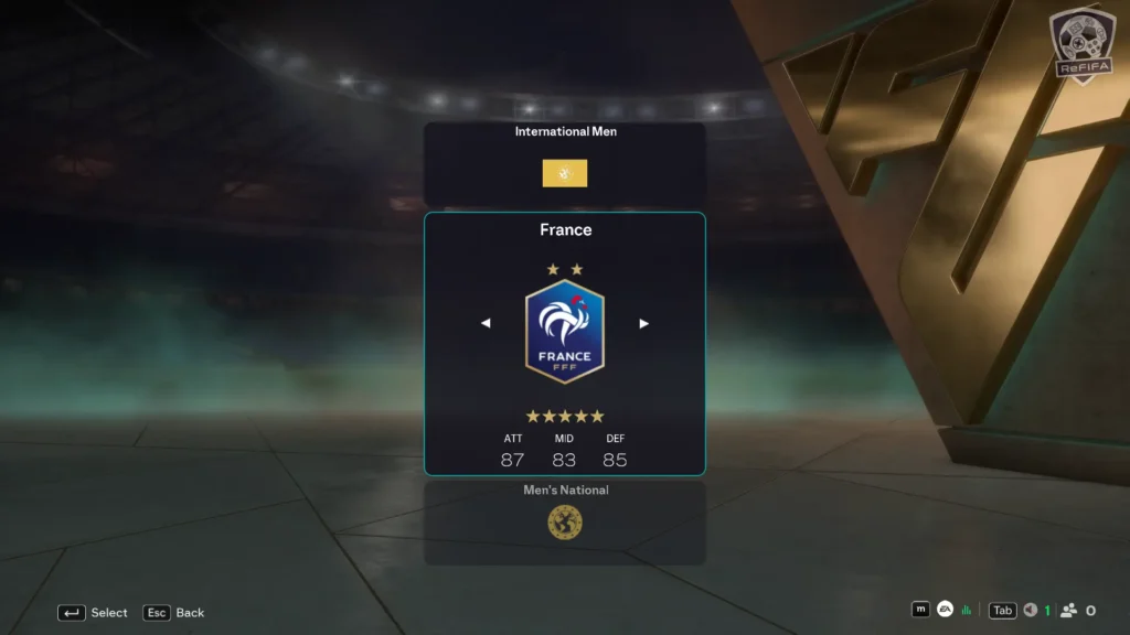 EA FC 26 France National Football Team