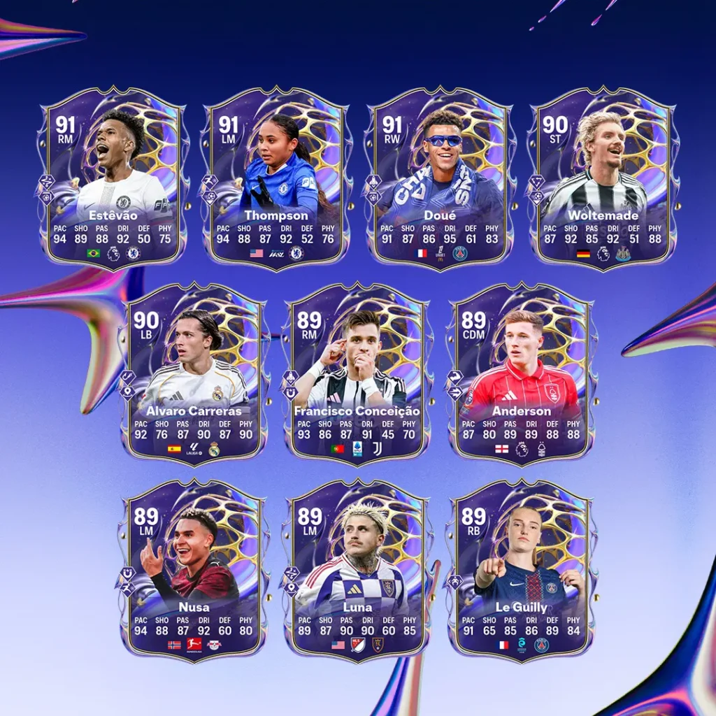 EA FC 26 Future Stars Team 1 Estêvão and More