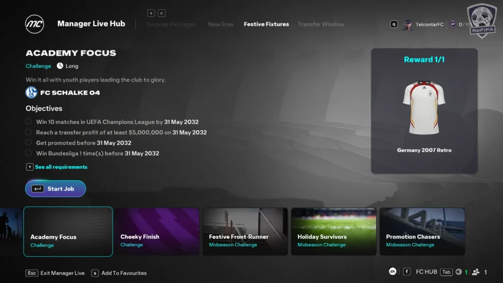 EA FC 26 Germany 2007 Retro Kit Challenge