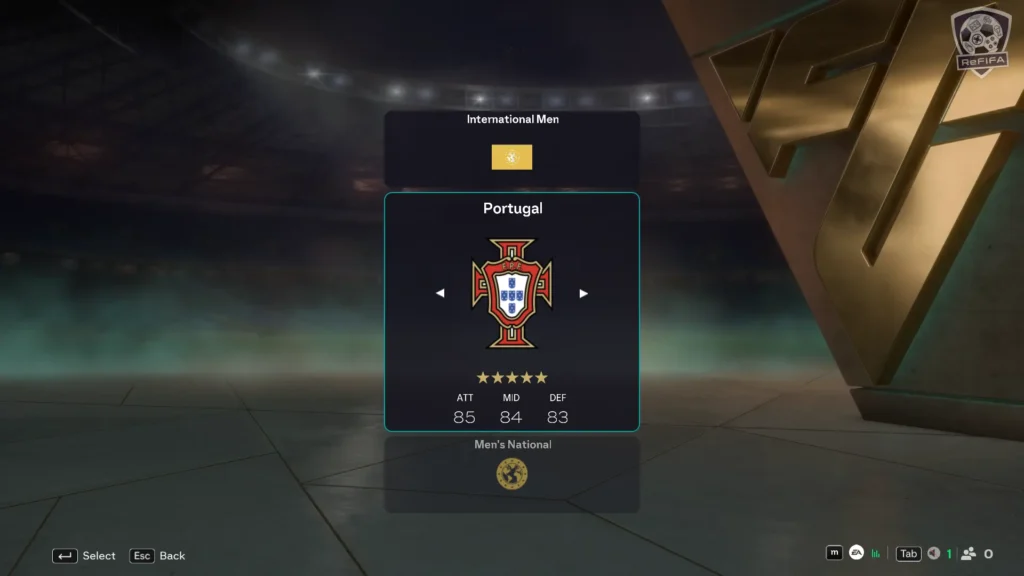 EA FC 26 Portugal National Football Team