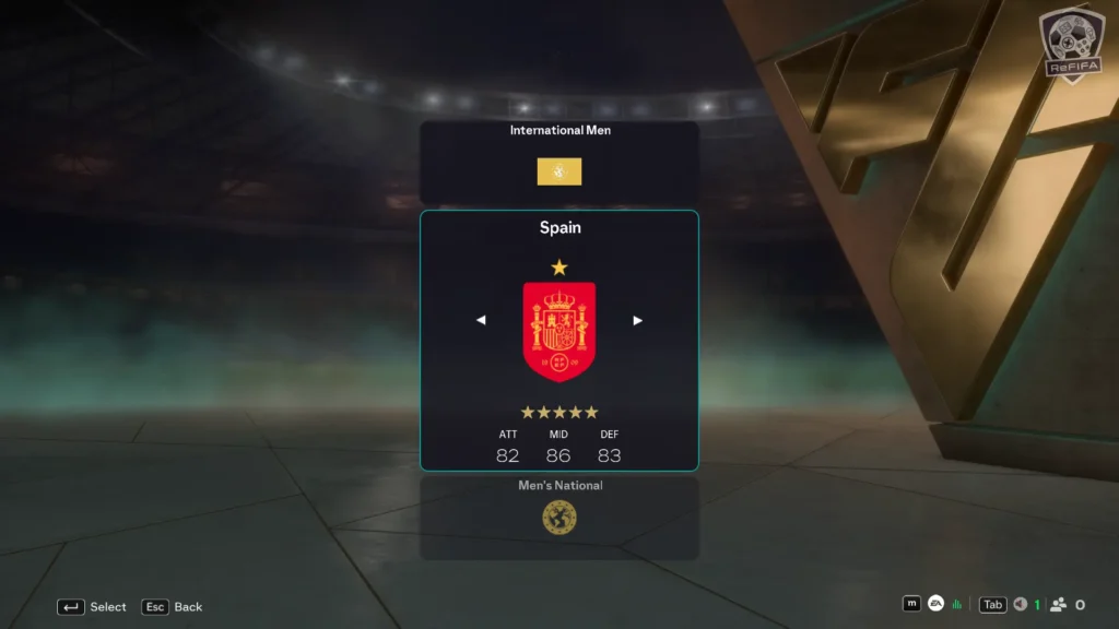EA FC 26 Spain National Football Team