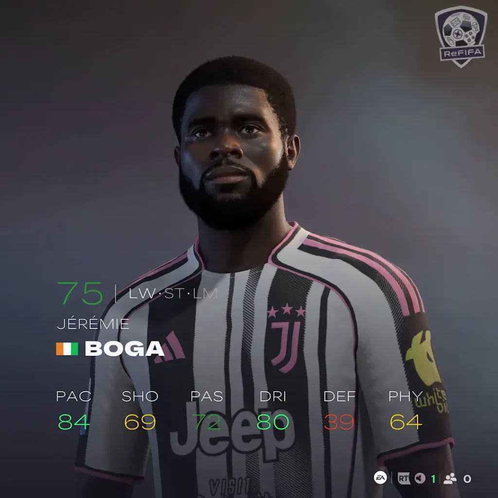 EA FC 26 Jérémie Boga Rating