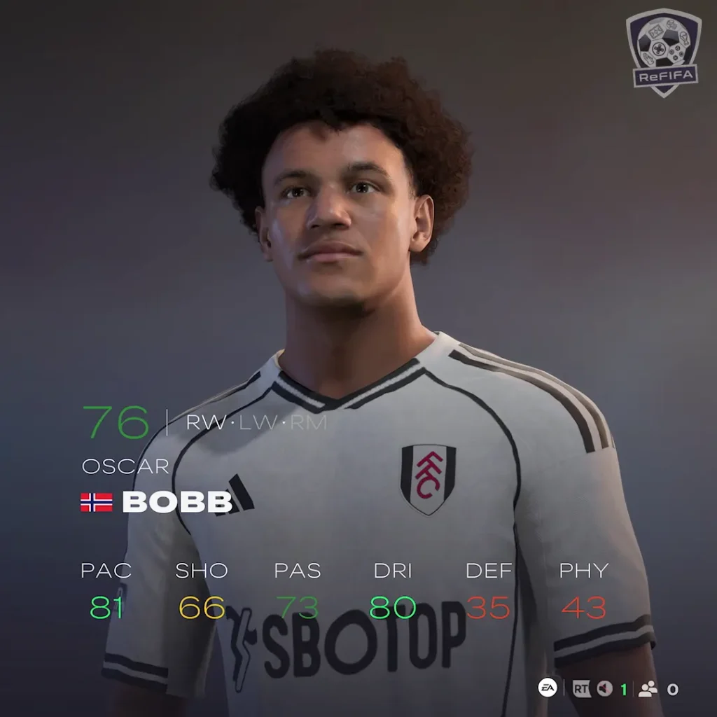 EA FC 26 Oscar Bobb Rating