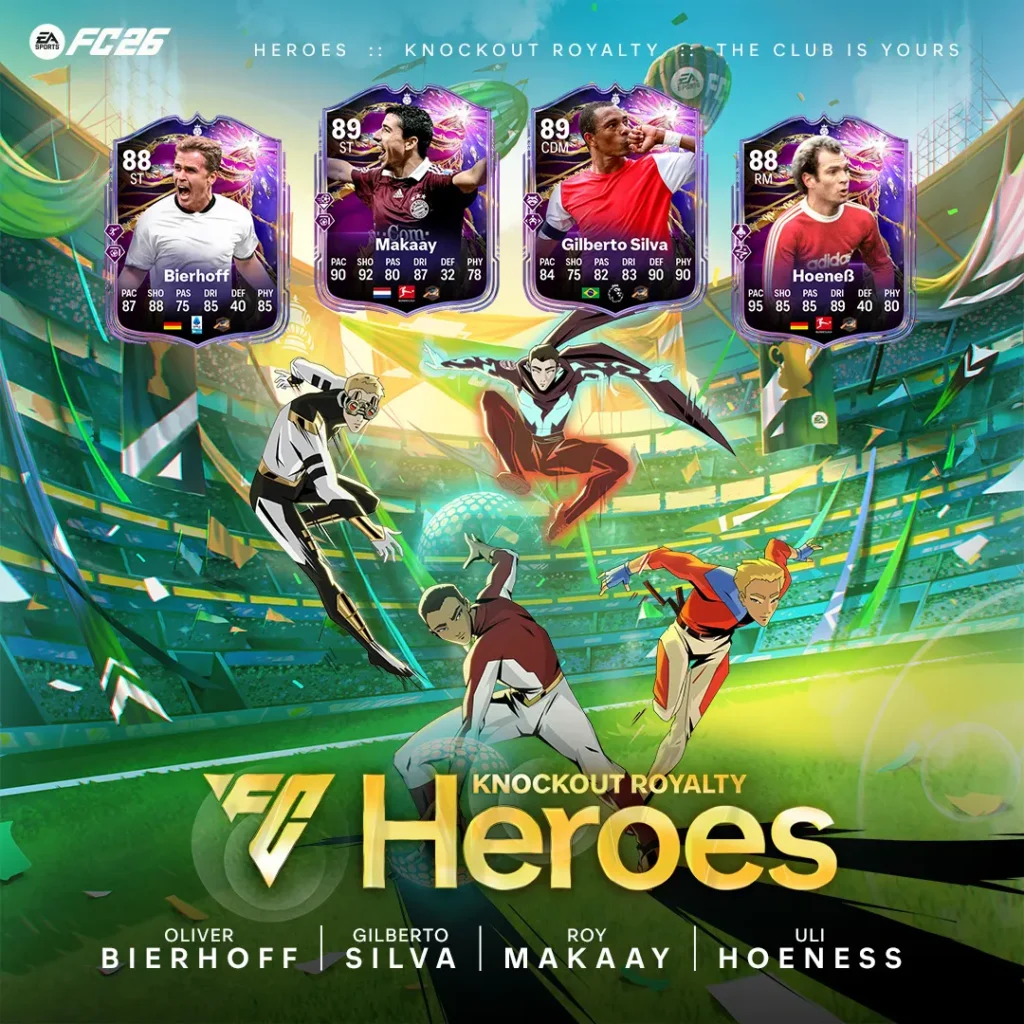 EA FC 26 Ultimate Team The Knockout Royalty Heroes